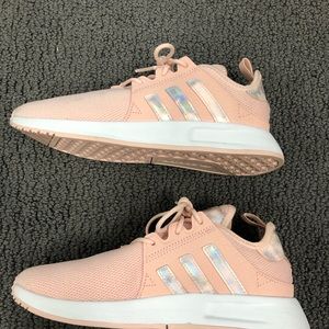 Cool peach adidas kicks